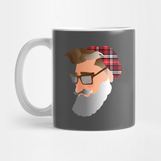 Hipster Santa by ijoshthereforeiam